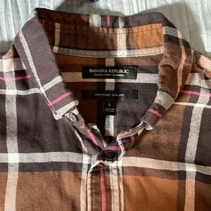 Brown American Eagle Flannel